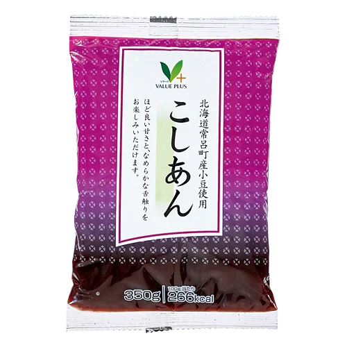 北海道常呂町産小豆使用　こしあん