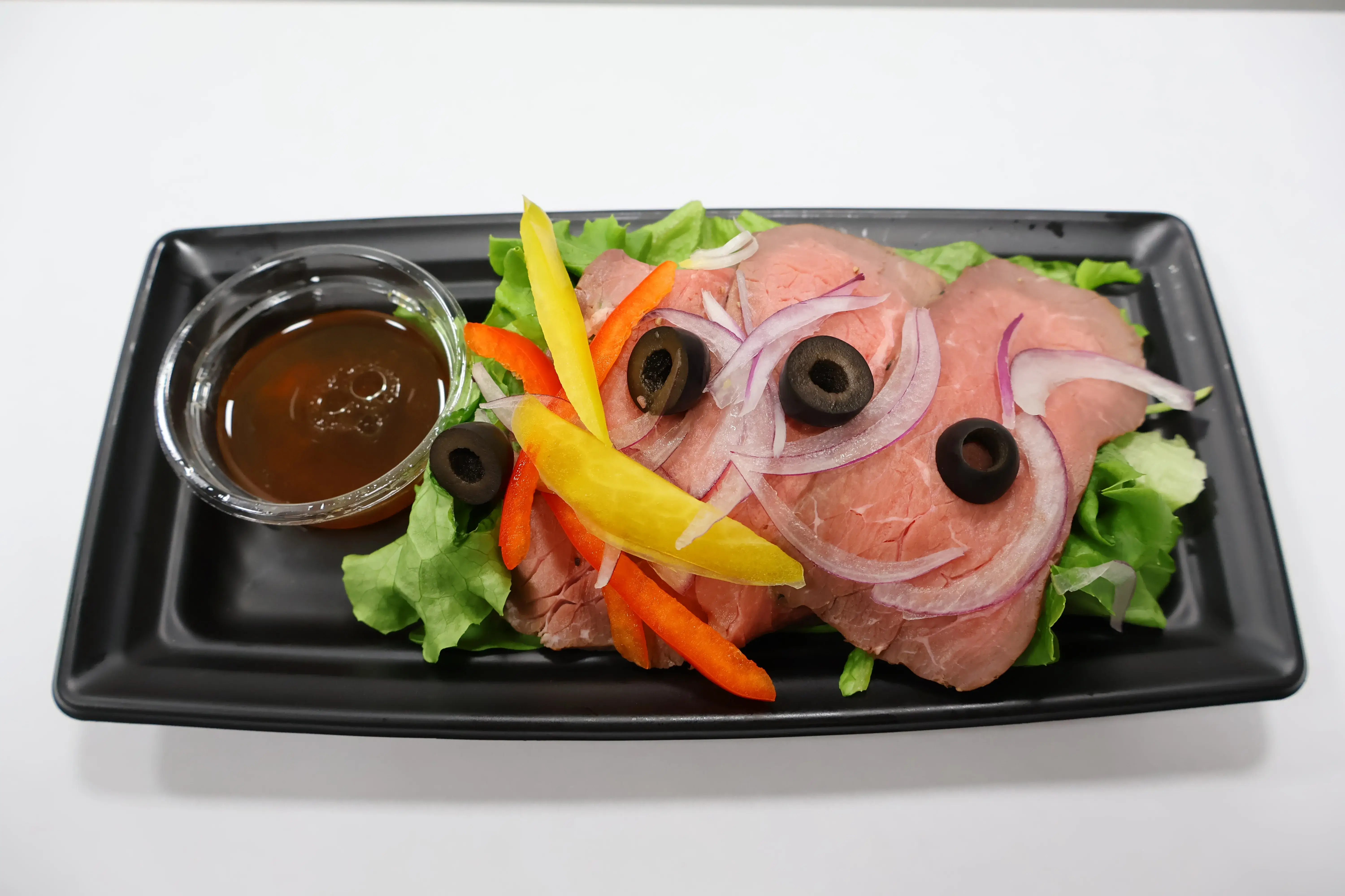ローストビーフのサラダ(わさびドレッシング)